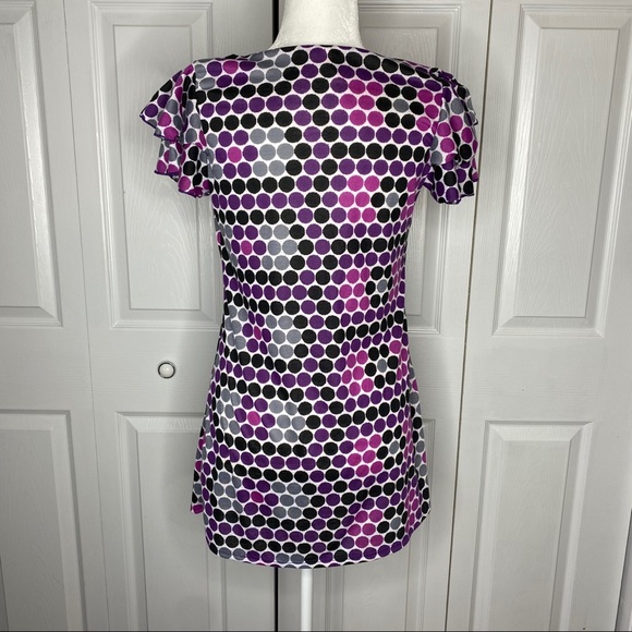 🔥SOLD🔥 Rue 21 Polka Dot Tunic Shirt or Tunic L - Picture 6 of 16
